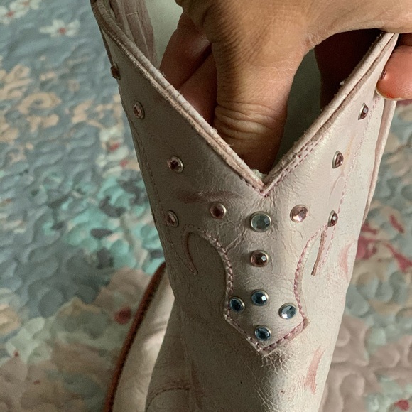 Fry boots Cuadra pink western boots - Picture 6 of 7